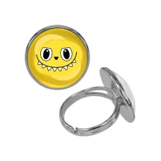 Кольцо металлическое, цвет серебро, По мотивам Лабубу M0118015