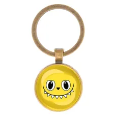 Круглый брелок, цвет бронза, По мотивам Лабубу M0118017