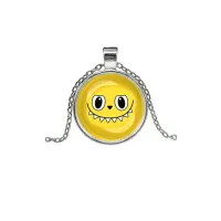 Кулон, цвет серебро, с цепочкой, По мотивам Лабубу M0118026