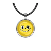 Кулон, цвет серебро, со шнурком, По мотивам Лабубу M0118027