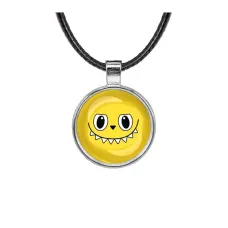 Кулон, цвет серебро, со шнурком, По мотивам Лабубу M0118027