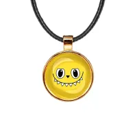 Кулон, цвет золото, со шнурком, По мотивам Лабубу M0118033