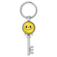 Брелок ключ, цвет серебро, с кольцом для ключей, По мотивам Лабубу M0118044