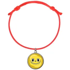 Браслет из красного шнура, по мотивам Лабубу M0118052