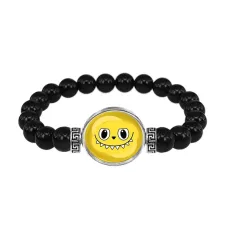 Браслет из черного агата, По мотивам Лабубу M0118056