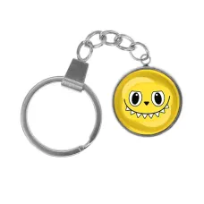 Брелок, нержавеющая сталь, с кольцом для ключей, По мотивам Лабубу M0118061