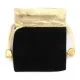 Мешочек бархатный 7х9см черно-золотой MS016BK