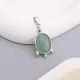 Кулон Черепаха, 3х2см, нефрит BJK479-05