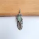 Кулон Перо, 6х1,5см, нефрит BJK483-03