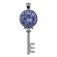 Кулон Ключ, 6х2см, содалит BJK484-03