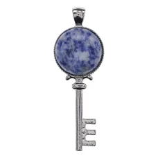 Кулон Ключ, 6х2см, содалит BJK484-03