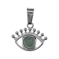 Кулон Глаз, 1,5х2см, нефрит BJK487-03
