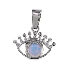 Кулон Глаз, 1,5х2см, лунный камень BJK487-04