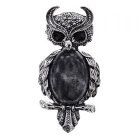 Кулон Сова, 5,5х2,5см, лабрадор BJK490-03