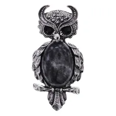 Кулон Сова, 5,5х2,5см, лабрадор BJK490-03