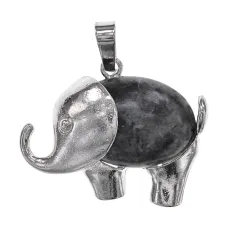 Кулон Слон, 3х3,5см, лабрадор BJK491-03