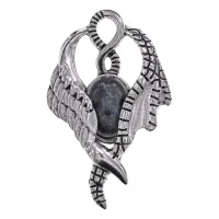 Кулон Крылья, 6х3,5см, лабрадор BJK495-04