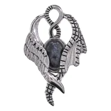 Кулон Крылья, 6х3,5см, лабрадор BJK495-04