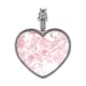 Кулон Сердце, 4х3,5см, розовый кварц BJK498-03