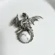 Кулон Дракон, 4х4см, кахолонг BJK499-03