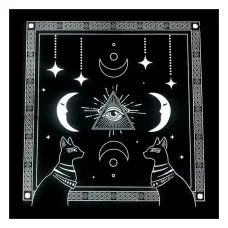 Скатерть для гадания на Таро, 50х50см SK028