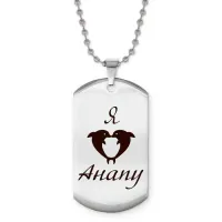 Жетон на цепочке Я люблю Анапу Z0703057