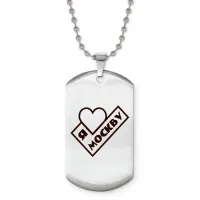 Жетон на цепочке Я люблю Москву Z0730057