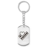 Брелок-жетон Я люблю Россию Z0731004