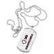 Жетон на цепочке Я люблю Новороссийск Z0734057