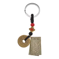 Брелок Лотос и пять монет, 10х3см BK115-20