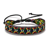 Тканевый браслет, 1см BS889-01