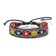 Тканевый браслет, 1см BS889-03