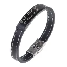 Кожаный браслет Живи здесь и сейчас BSKR2-535