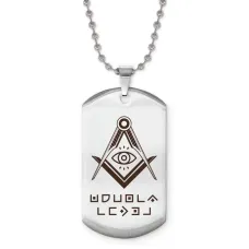 Жетон на цепочке Любовь вечна ACZ2-797