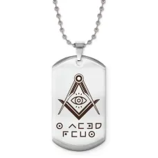 Жетон на цепочке Я ценю тебя ACZ2-805