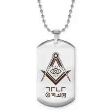 Жетон на цепочке Живи ярко ACZ2-808