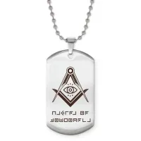 Жетон на цепочке Защита от колдовства ACZ2-813