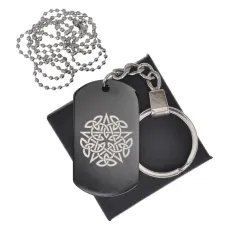 Черный жетон Пентаграмма BKZB-013