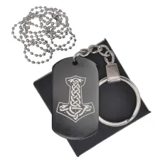 Черный жетон Молот Тора BKZB-027