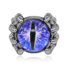 Безразмерное кольцо Глаз, 2 см, цвет фиолетовый KL596-01