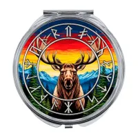 Складное зеркало Славянский Тотемный Годослов - Темный Сох ZER-0496