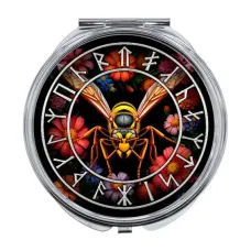 Складное зеркало Славянский Тотемный Годослов - Жалящий Шершень ZER-0497