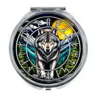 Складное зеркало Славянский Тотемный Годослов - Притаившийся Лют ZER-0498