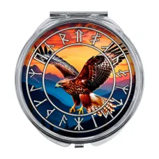 Складное зеркало Славянский Тотемный Годослов - Парящий Орел ZER-0507