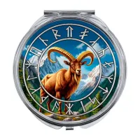 Складное зеркало Славянский Тотемный Годослов - Златорогий Тур ZER-0510