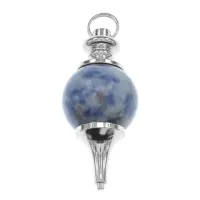 Маятник для биолокации 2 см содалит BLK024-7