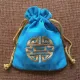 Мешочек Шоу 13,5х11см, хлопок, цвет голубой MS023-07