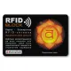 Защитная RFID-карта Свадхистхана чакра, металл RF042