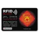 Защитная RFID-карта Муладхара чакра, металл RF043