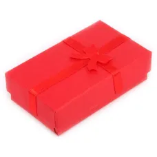 Коробка для бижутерии универсальная 8х5см, красная BOX001-4